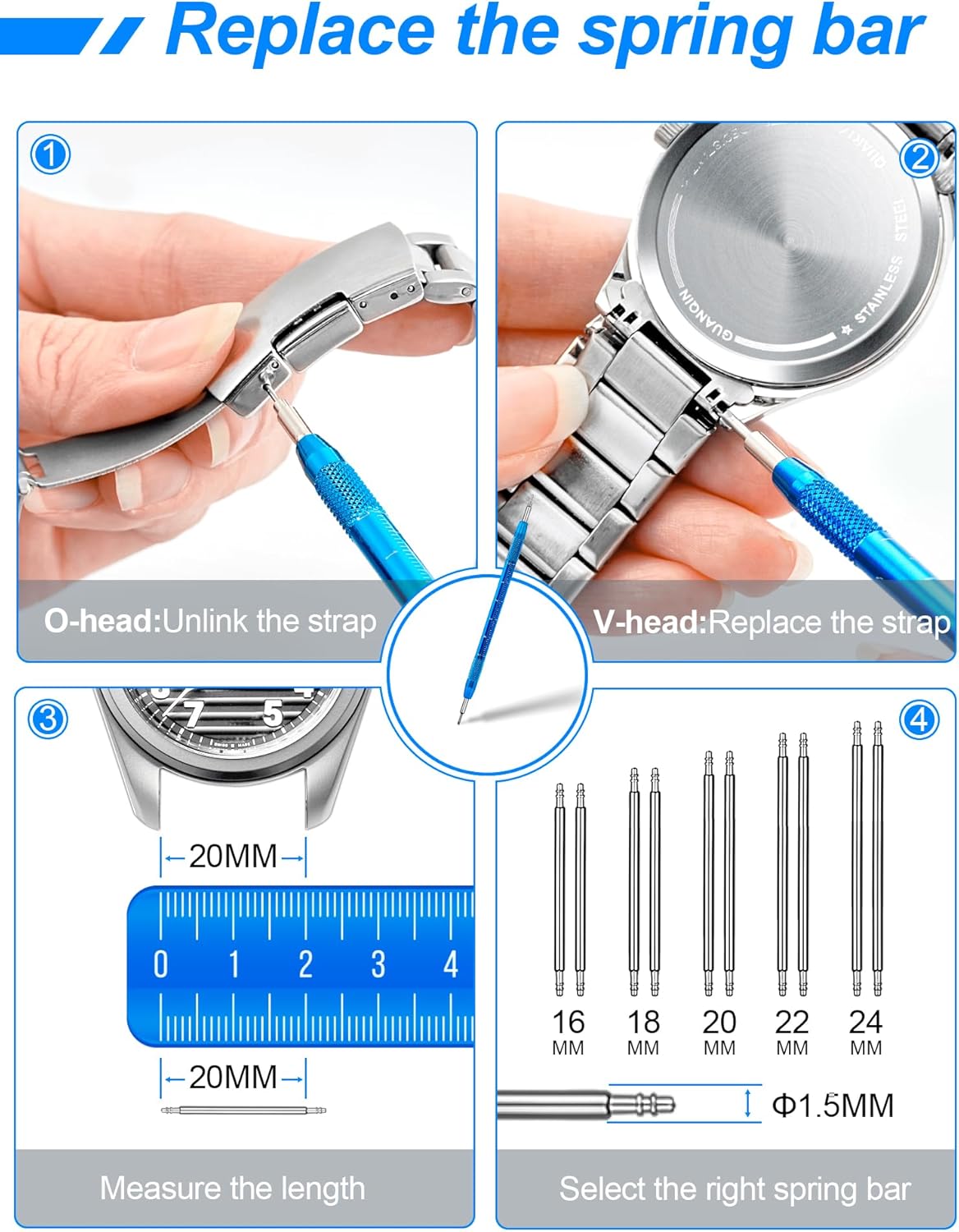 Watch Repair Tool Kit