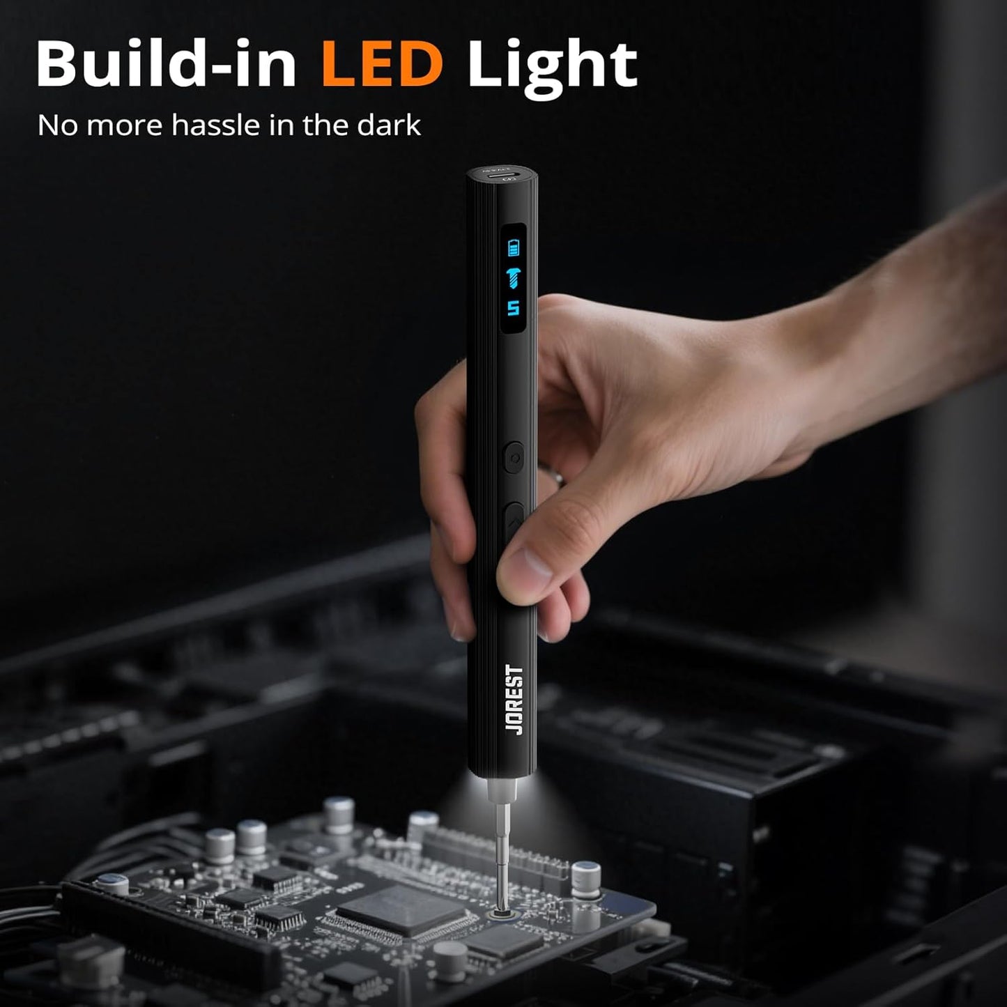 JOREST 155 in 1 Mini Electric Screwdriver Cordless
