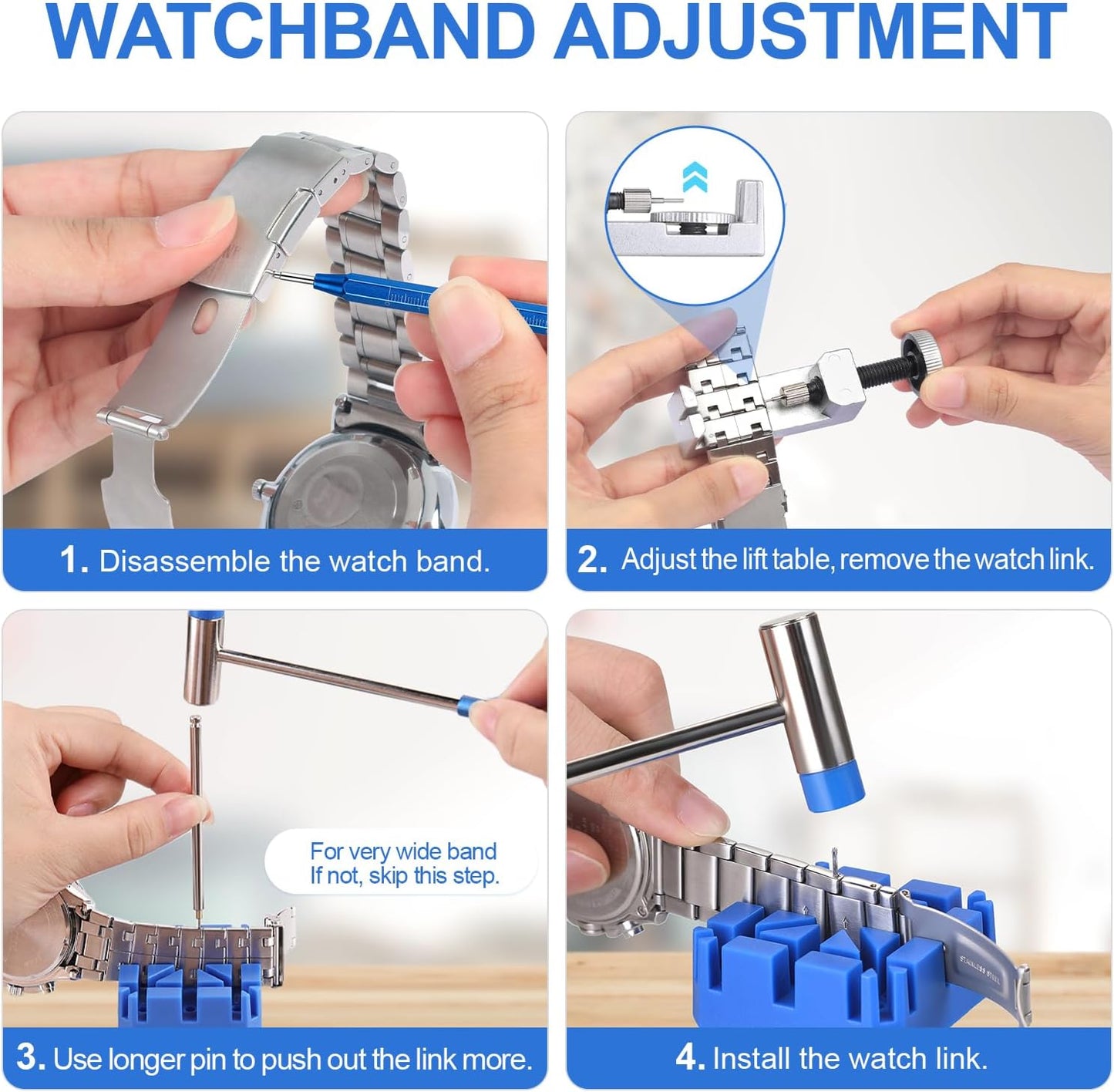 Watch Link Removal Tool Kit