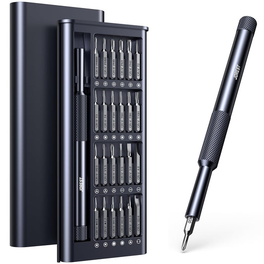JOREST 25-IN-1 Precision Screwdriver Set, Mini Repair Tool Kit with Torx for Macbook, Computer, Laptop, iPhone, PS5, Xbox, Switch, Glasses, Watch, Ring Doorbell, Electronic, Small Gift Gadget for Men