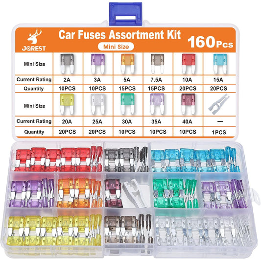 160Pcs Mini Fuses Kit