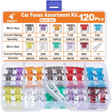 120Pcs Micro Fuses Assortment Kit for Car/RV/Truck/Motor