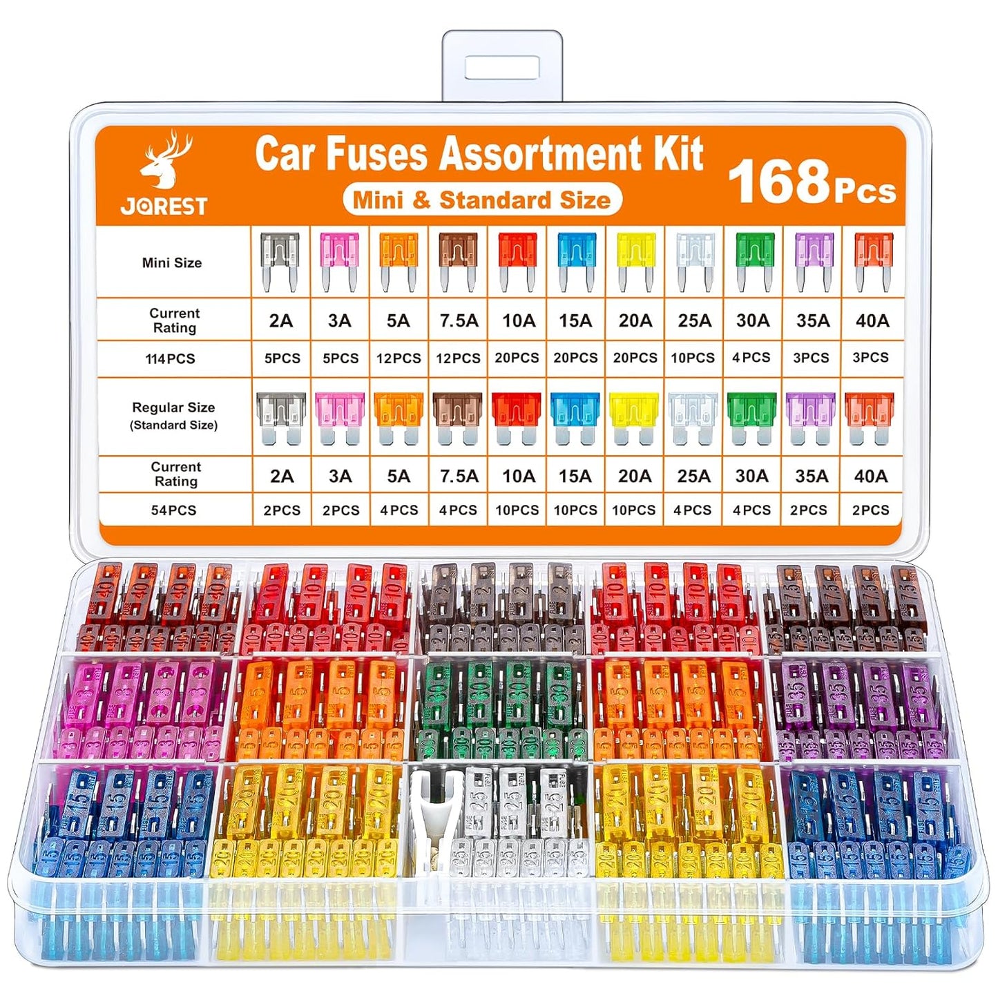 Car Fuses 168 Pcs