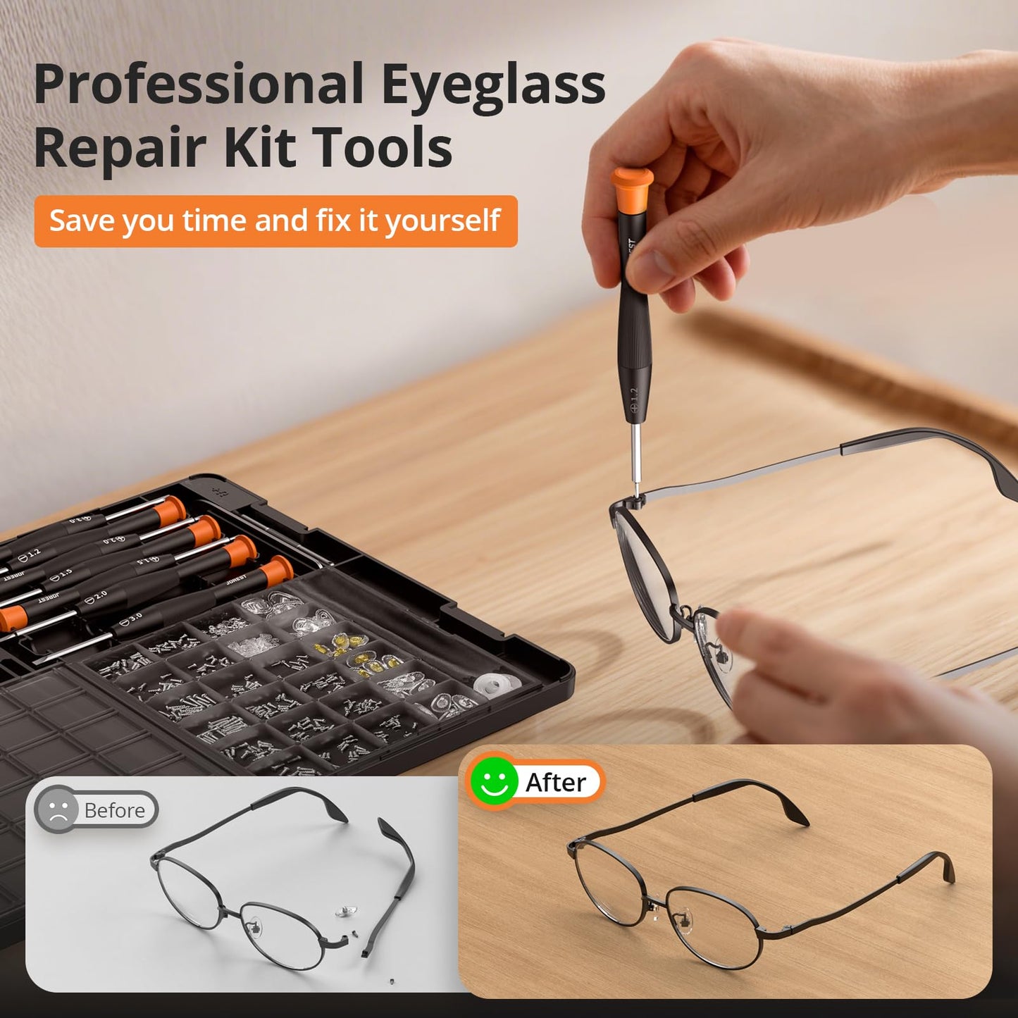 JOREST Eyeglass Repair Kit